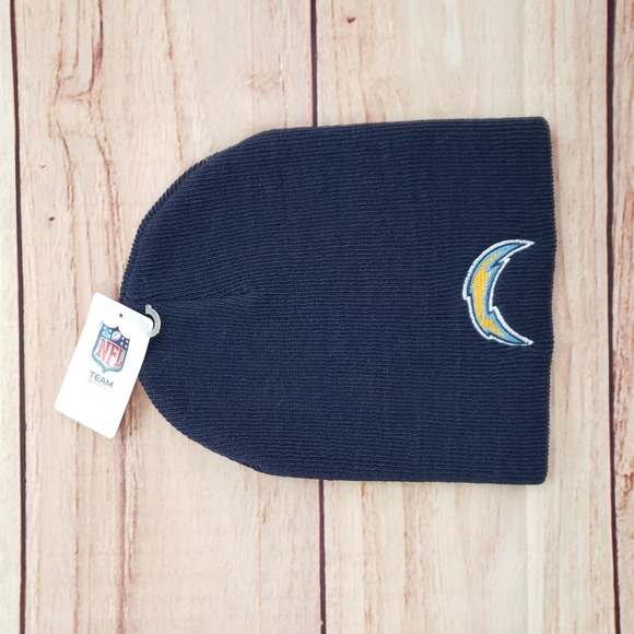Los Angeles Chargers Hat Cap Beanie One Size Blue Yellow NFL Football Mens A4 - Picture 1 of 8